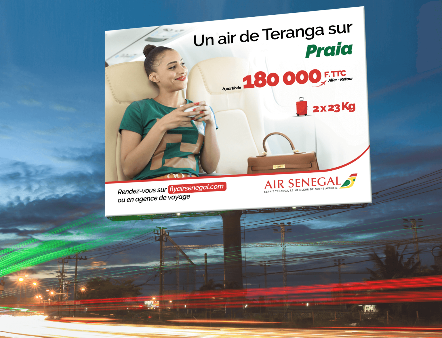 Air Senegal mockup